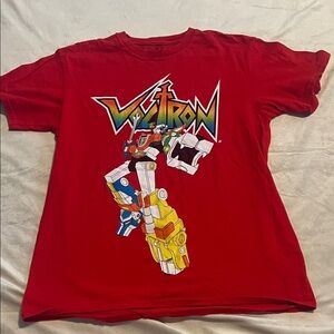 Voltron Red Graphic Tee